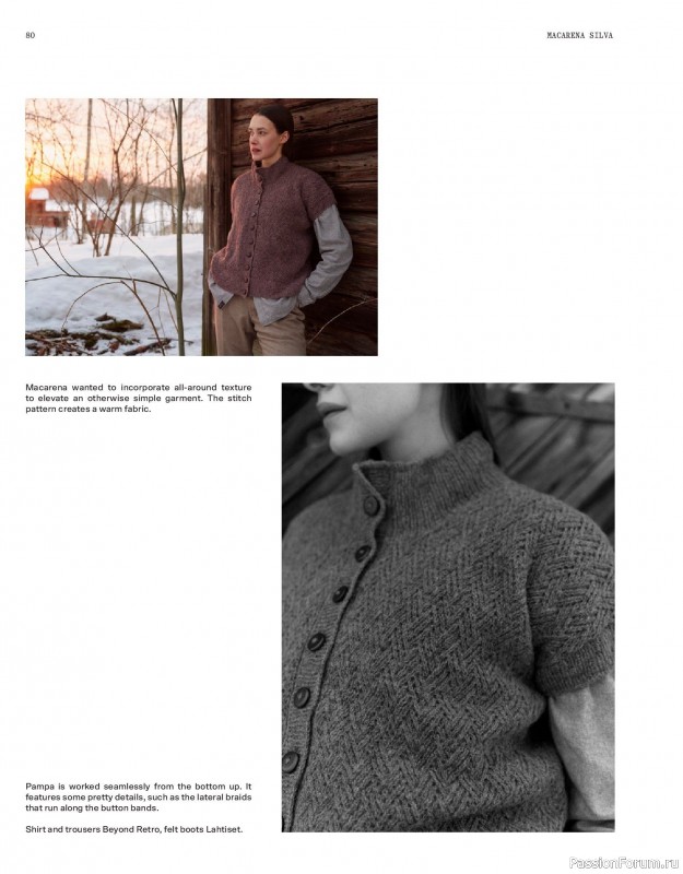 Вязаные модели в журнале «Laine Magazine №23 2025 Winter». Продолжение
