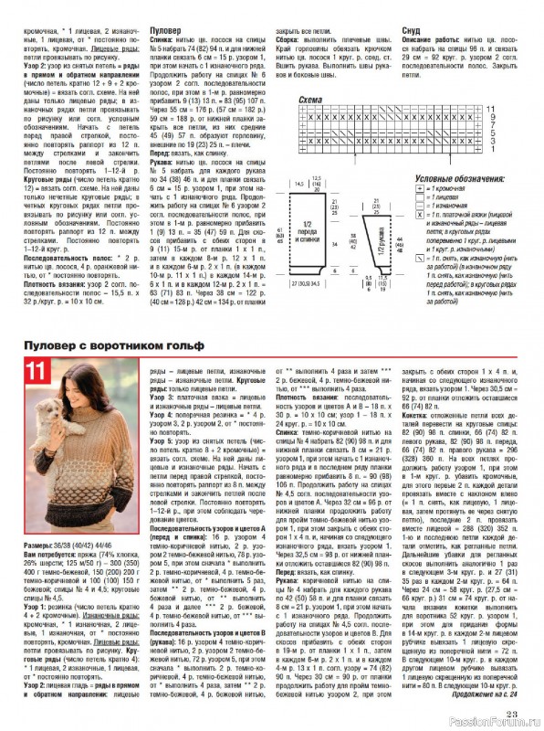 Вязаные модели в журнале «Сабрина №11 2025»