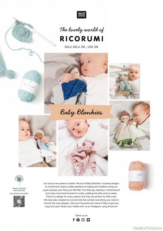 Вязаные проекты крючком в журнале «Simply Crochet №162 2025»