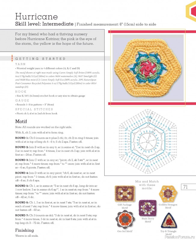 Вязаные проекты в книге «Go Crochet! Afghan Design Workshop».
