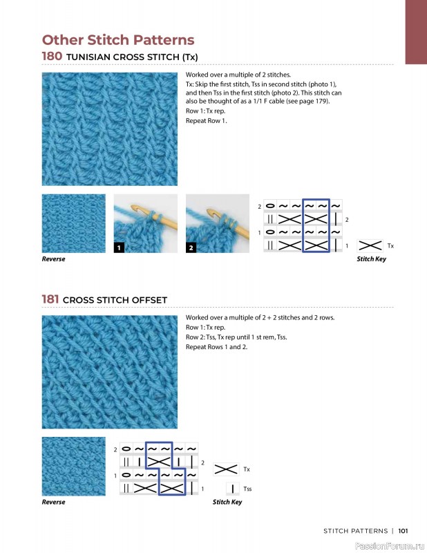 Вязаные проекты в книге « Tunisian Crochet». Продолжение
