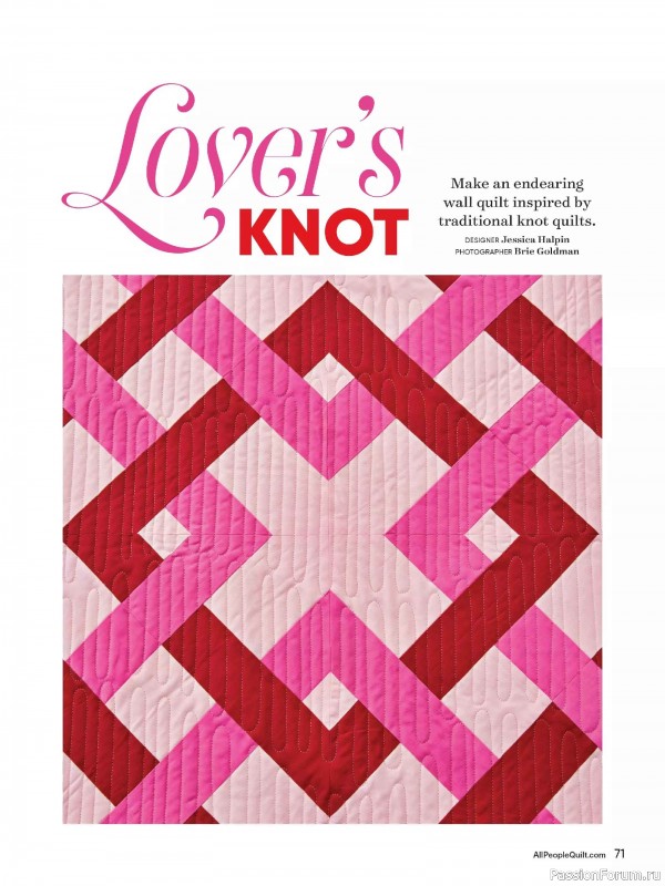 Коллекция проектов для рукодельниц в журнале «American Patchwork & Quilting №198 2025»