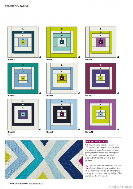 Коллекция проектов для рукодельниц в журнале «Love Patchwork & Quilting №157 2025»