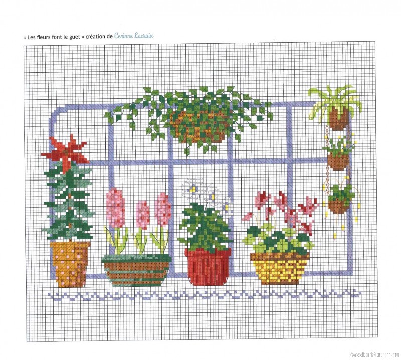 Коллекция вышивки в книге «Reves de fleurs - 2026»