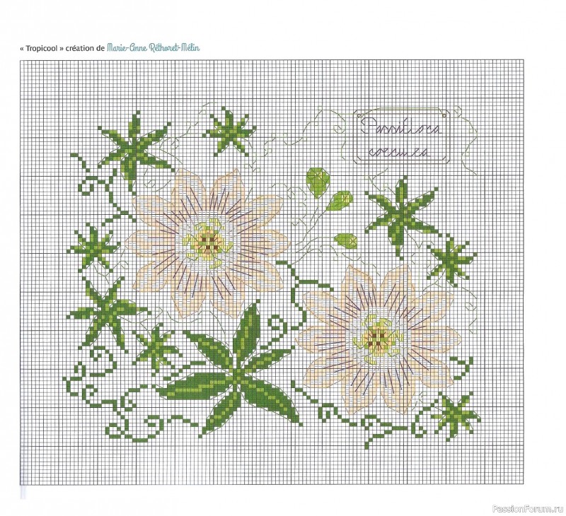 Коллекция вышивки в книге «Reves de fleurs - 2026»