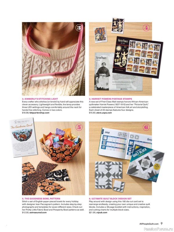 Коллекция проектов для рукодельниц в журнале «American Patchwork & Quilting №201 2026»