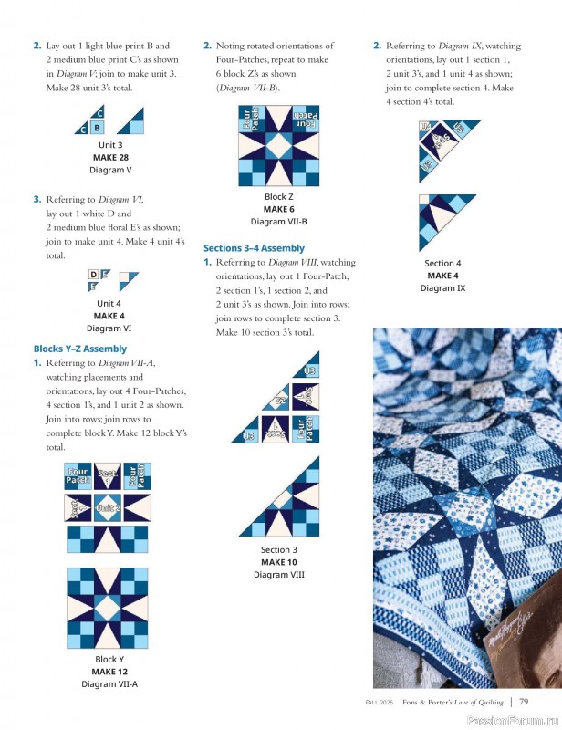 Коллекция проектов для рукодельниц в журнале &laquo;Love of Quilting - Fall 20266&raquo;