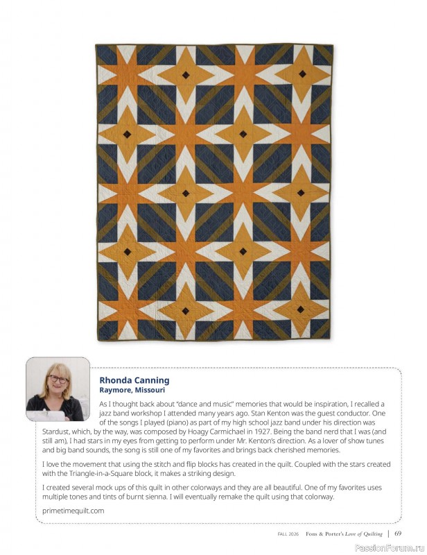 Коллекция проектов для рукодельниц в журнале &laquo;Love of Quilting - Fall 20266&raquo;
