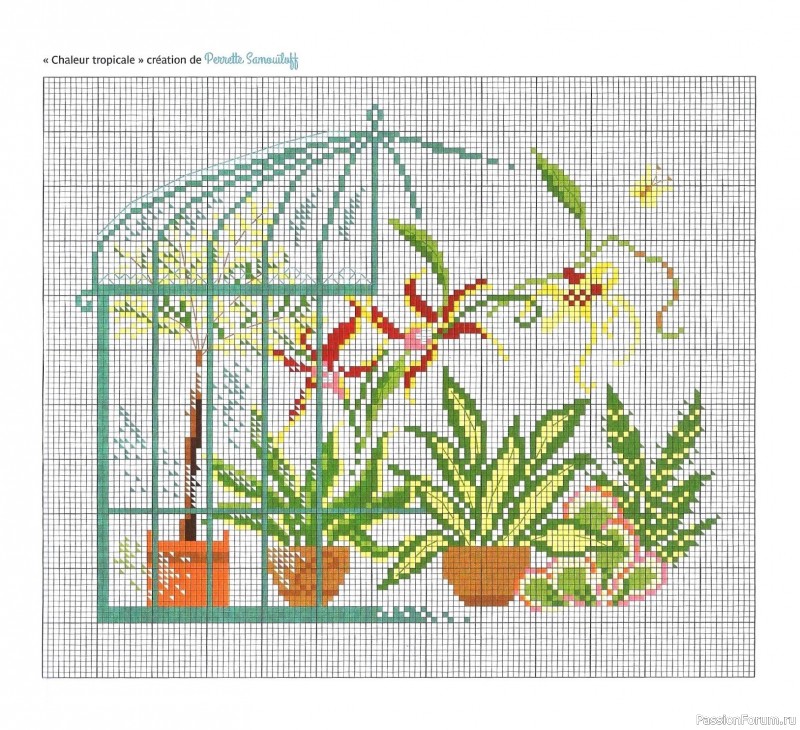 Коллекция вышивки в книге «Reves de fleurs - 2026»