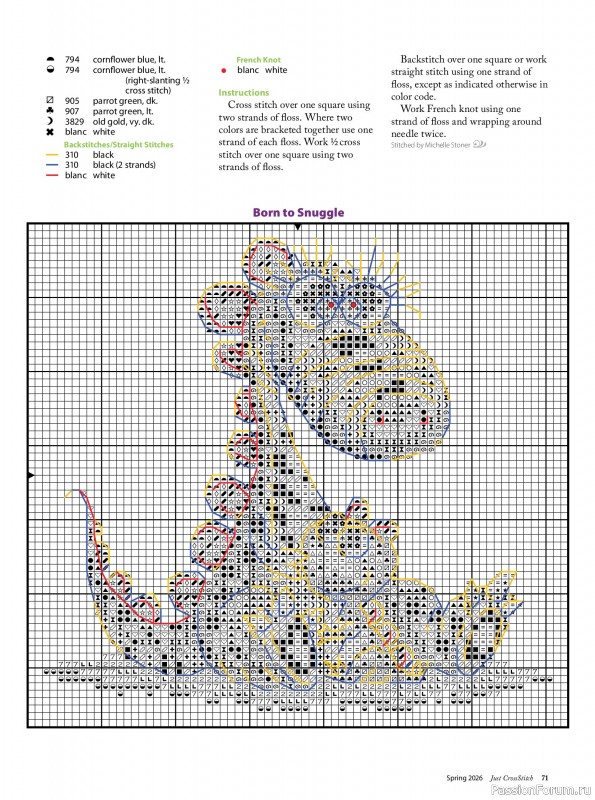 Коллекция вышивки в журнале &laquo;Just CrossStitch - Spring 2026&raquo;