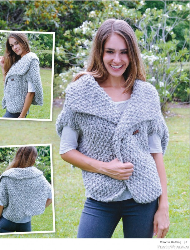 Вязаные модели спицами в журнале «Creative Knitting №88 2024»