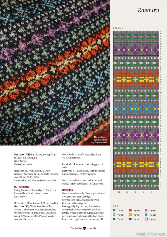 Вязаные модели спицами в журнале «The Knitter №184 2022»