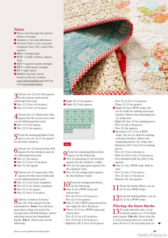 Коллекция проектов для рукодельниц в журнале «Todays Quilter №131 2025»