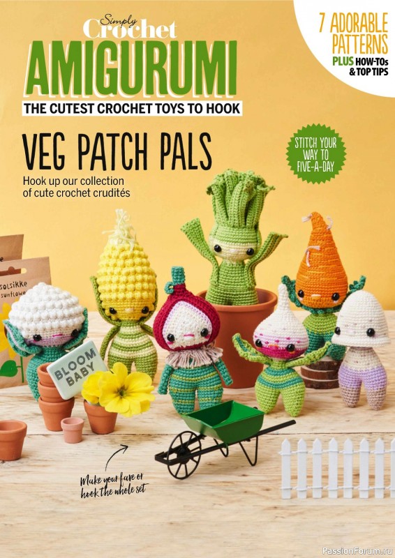 Вязаные проекты крючком в журнале «Simply Crochet №134 2023»