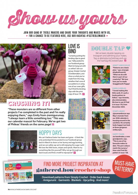 Вязаные проекты крючком в журнале &laquo;Simply Crochet №176 2026&raquo;