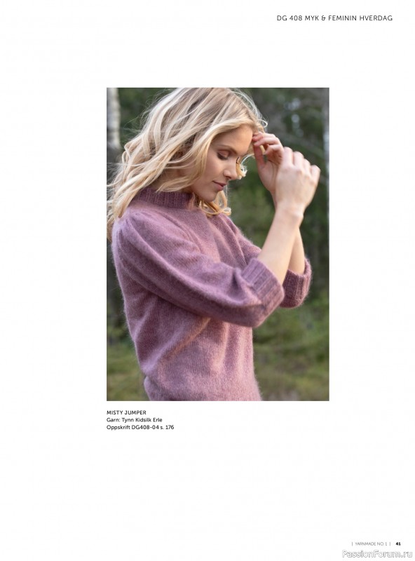 Вязаные проекты в журнале &laquo;Yarnmade №1 2020 Spring & Summer&raquo;