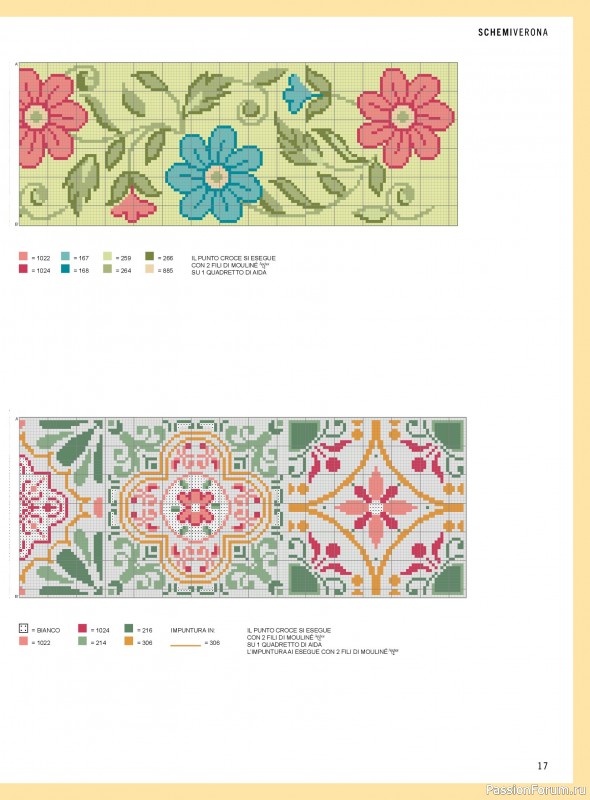 Коллекция вышивки в журнале &laquo;Mani di Fata - A Punto Croce - Marzo 2026&raquo;