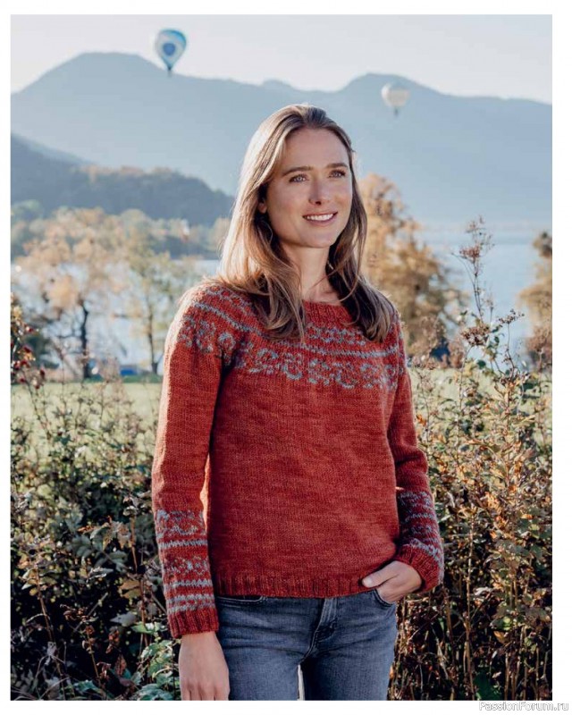 Вязаные проекты в книге «Top-Down Colorwork Knit Sweaters and Accessories»