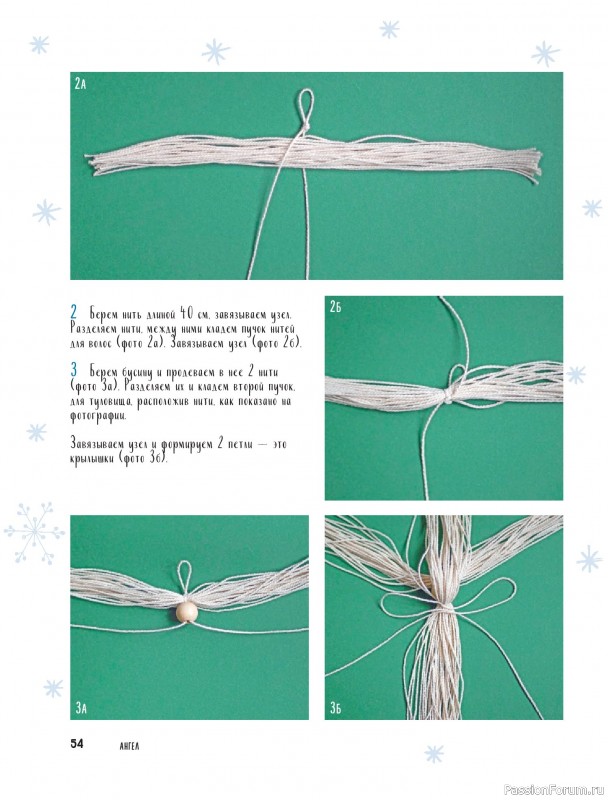 Коллекция проектов для рукодельниц в книге «Макраме на елку»