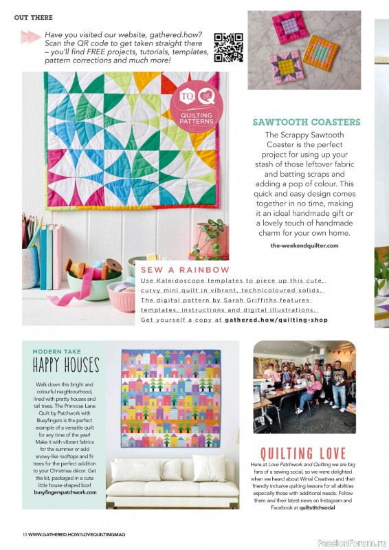 Коллекция проектов для рукодельниц в журнале «Love Patchwork & Quilting №145 2024»