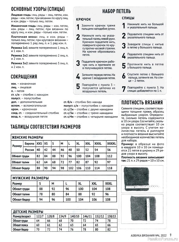 Вязаные модели в журнале «Азбука вязания №4 2022»
