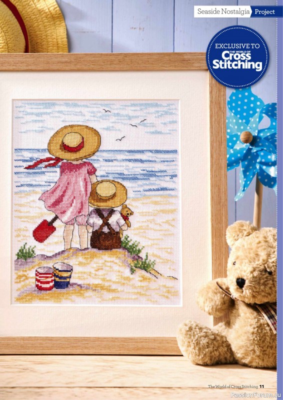 Коллекция вышивки в журнале «The World of Cross Stitching №360 2025»