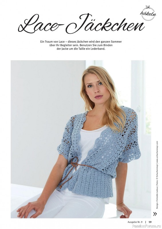 Вязаные модели в журнале «Bobbel & Lace №9 2022»