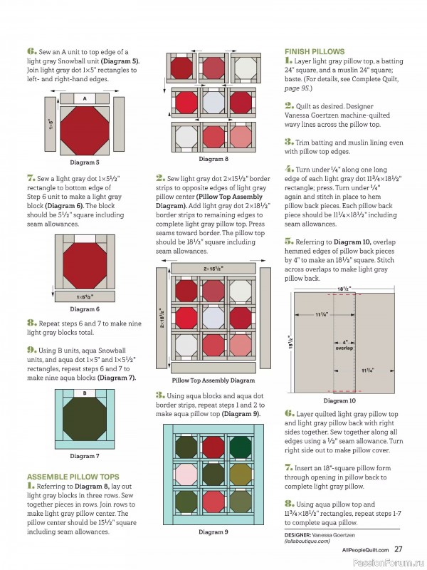 Коллекция проектов для рукодельниц в журнале «American Patchwork & Quilting №197 2025»