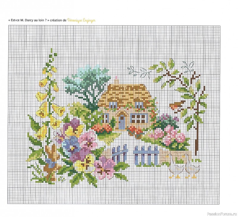 Коллекция вышивки в книге «Reves de fleurs - 2026»