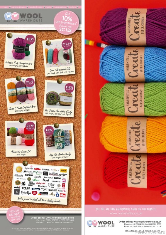 Вязаные проекты крючком в журнале « Simply Crochet №133 2023»
