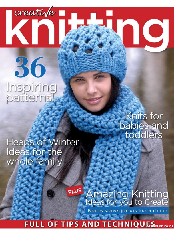 Вязаные модели спицами в журнале «Creative Knitting №85 2024»