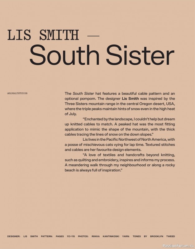 Вязаные модели в журнале «Laine Magazine №23 2025 Winter».