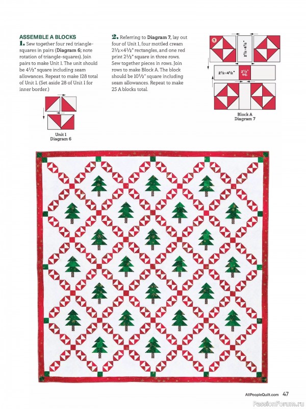 Коллекция проектов для рукодельниц в журнале «American Patchwork & Quilting №197 2025»