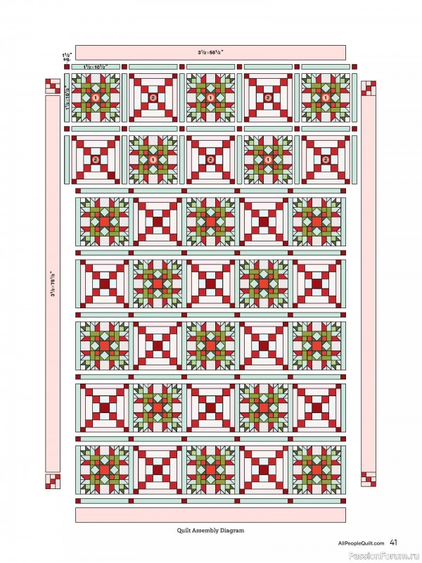 Коллекция проектов для рукодельниц в журнале «American Patchwork & Quilting №197 2025»