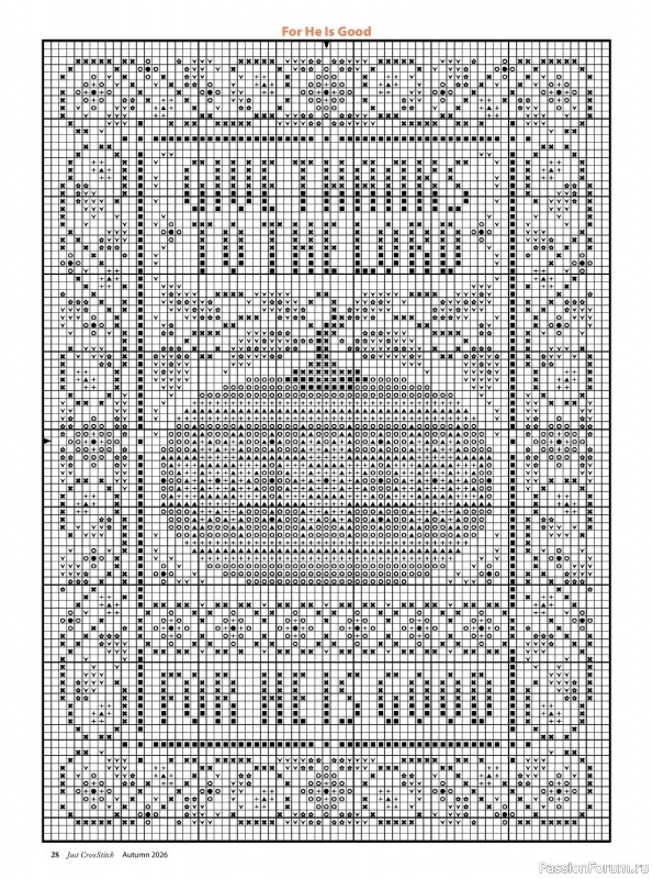 Коллекция вышивки в журнале &laquo;Just CrossStitch - Autumn 2026&raquo;