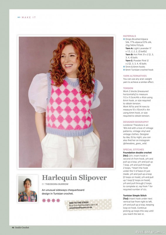 Вязаные проекты крючком в журнале &laquo;Inside Crochet №188 2026&raquo;