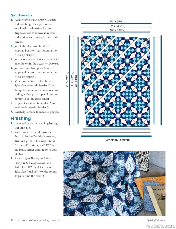 Коллекция проектов для рукодельниц в журнале &laquo;Love of Quilting - Fall 20266&raquo;