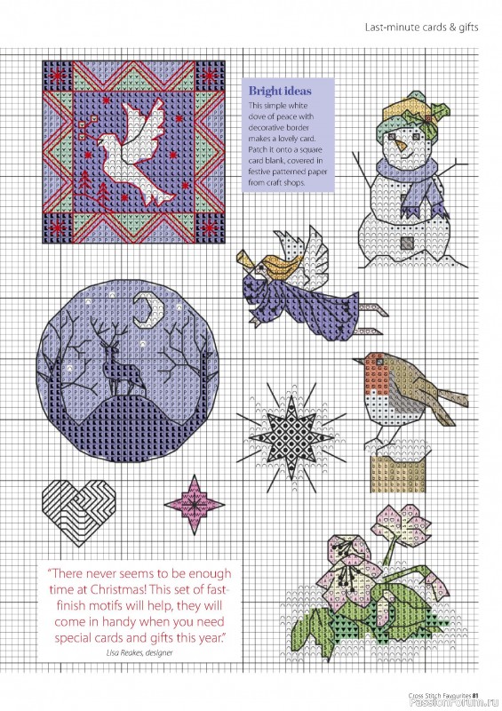 Коллекция вышивки в журнале «Cross Stitch Favourites - Christmas 2022»