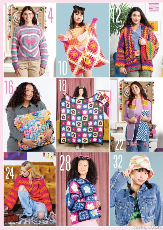 Вязаные проекты крючком в журнале «Crochet Now №121 2025»
