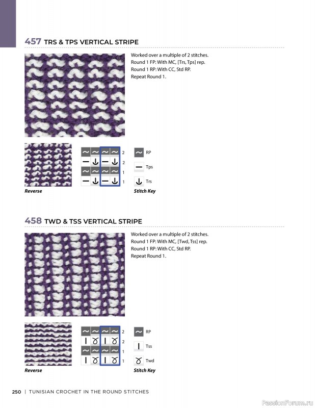 Вязаные проекты в книге « Tunisian Crochet». Продолжение 2
