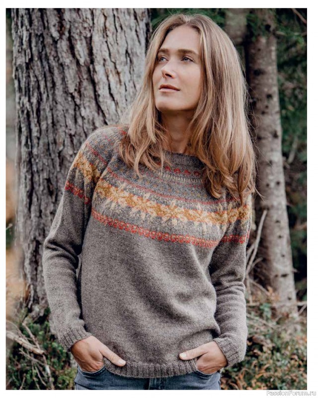Вязаные проекты в книге «Top-Down Colorwork Knit Sweaters and Accessories». Продолжение