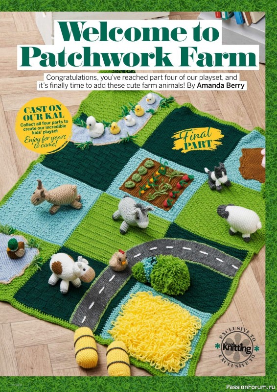 Вязаные проекты крючком в журнале «Simply Knitting №238 2023»