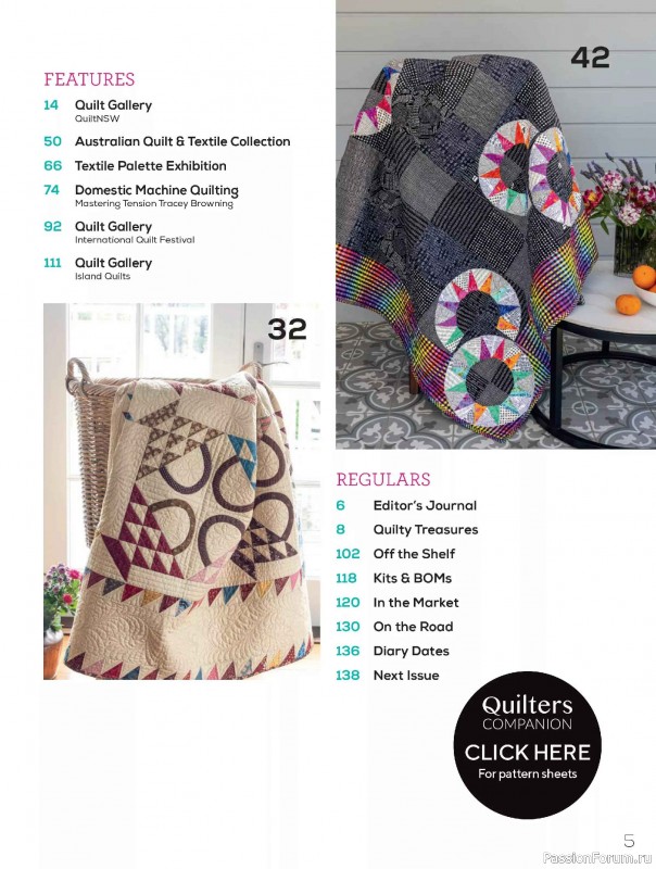 Коллекция проектов для рукодельниц в журнале &laquo;Quilters Companion №137 2026&raquo;