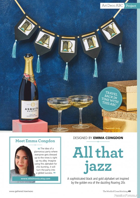 Коллекция вышивки в журнале «The World of Cross Stitching №367 2025»