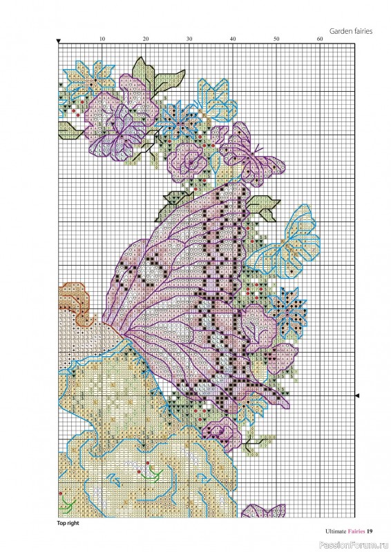 Коллекция вышивки в журнале «Ultimate CrossStitch Faries - November 2025»