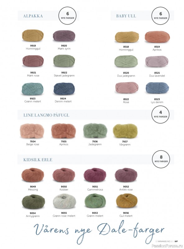 Вязаные проекты в журнале &laquo;Yarnmade №1 2018 Spring & Summer&raquo;. Продолжение