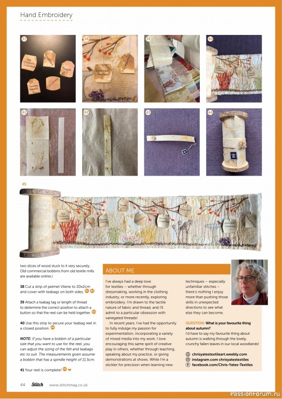 Коллекция проектов для рукодельниц в журнале «Stitch Magazine №157 2025»
