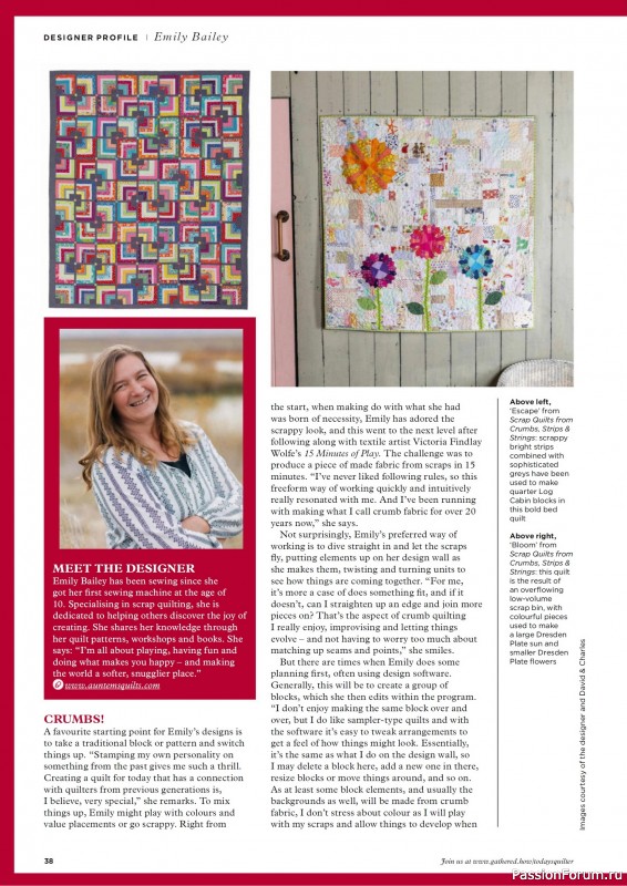 Коллекция проектов для рукодельниц в журнале «Todays Quilter №131 2025»