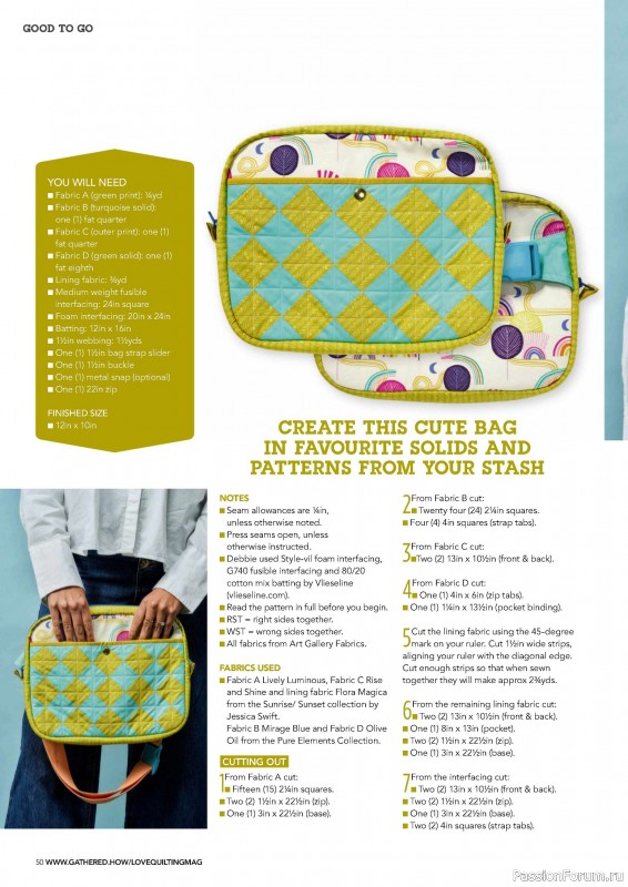 Коллекция проектов для рукодельниц в журнале «Love Patchwork & Quilting №145 2024»