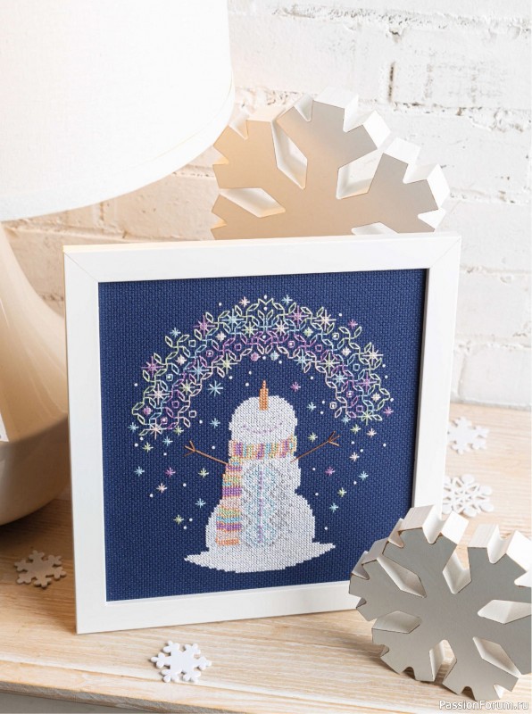 Коллекция вышивки в журнале «Just CrossStitch - December 2023»